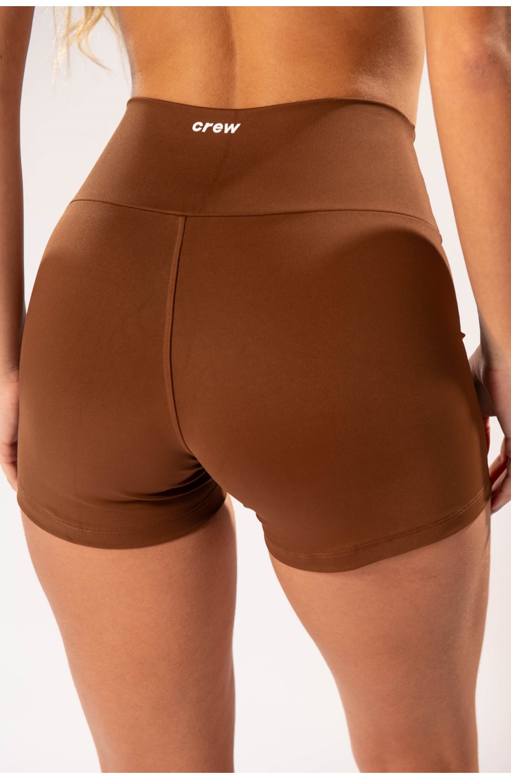 SHORT CREW MARROM