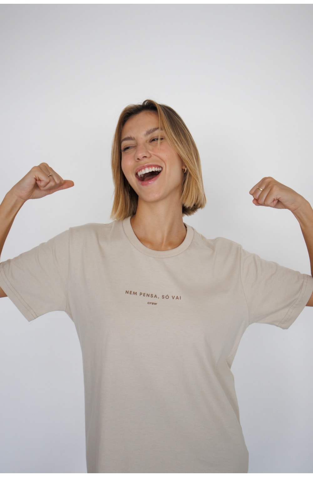 T- Shirt "Nem pensa, só vai"