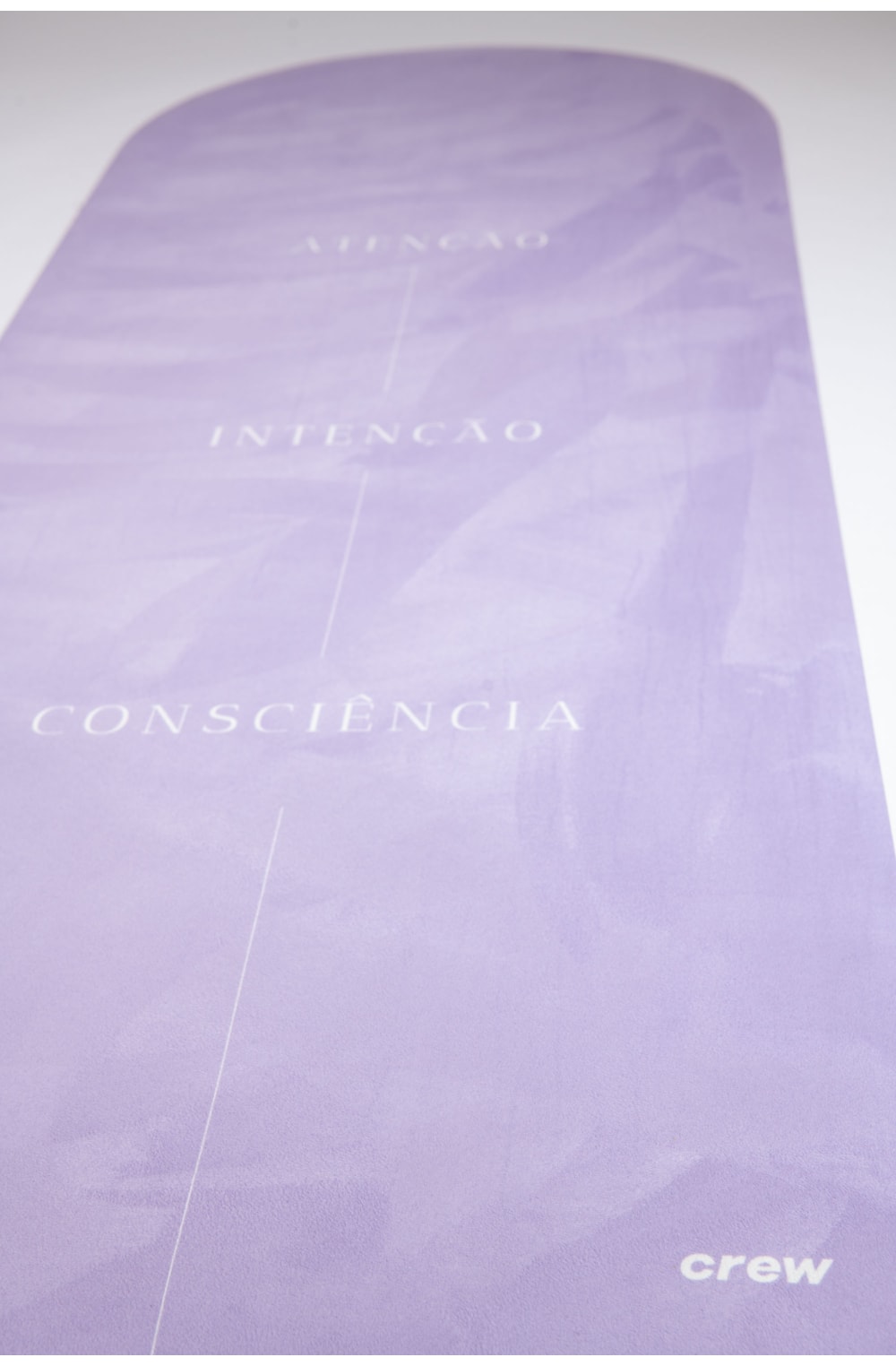 Tapete de treino Lilas : "Atenção, Intenção, Consciência"